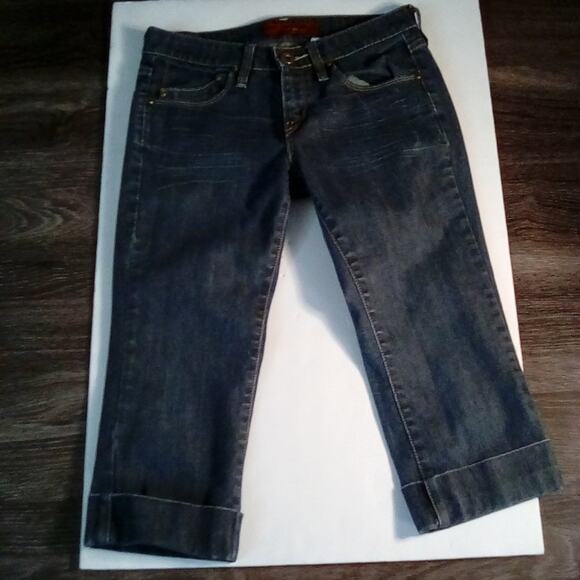 Levi 565 Capri Jeans Size 2/26 - Picture 3 of 7